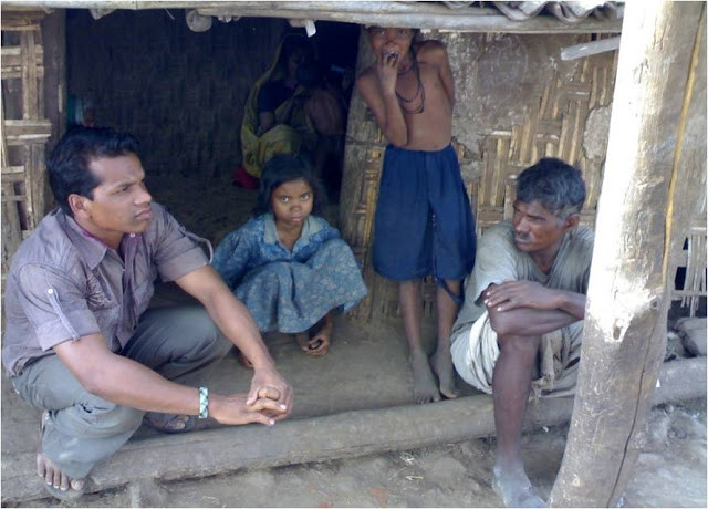 Trained counsellor interacting with