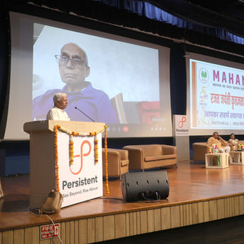 Patron Ramesh Kacholia sharing his online appreciation for MAHAN