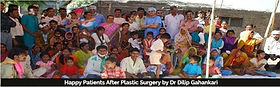 Happy patients after plastic surgery by Dr Dilip Gahankari