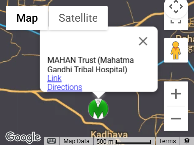 MAHAN Trust (Mahatma Gandhi Tribal Hospital) on the map